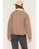 Image #4 - Carhartt Women's Crawford Sherpa Detroit Jacket, Brown, hi-res