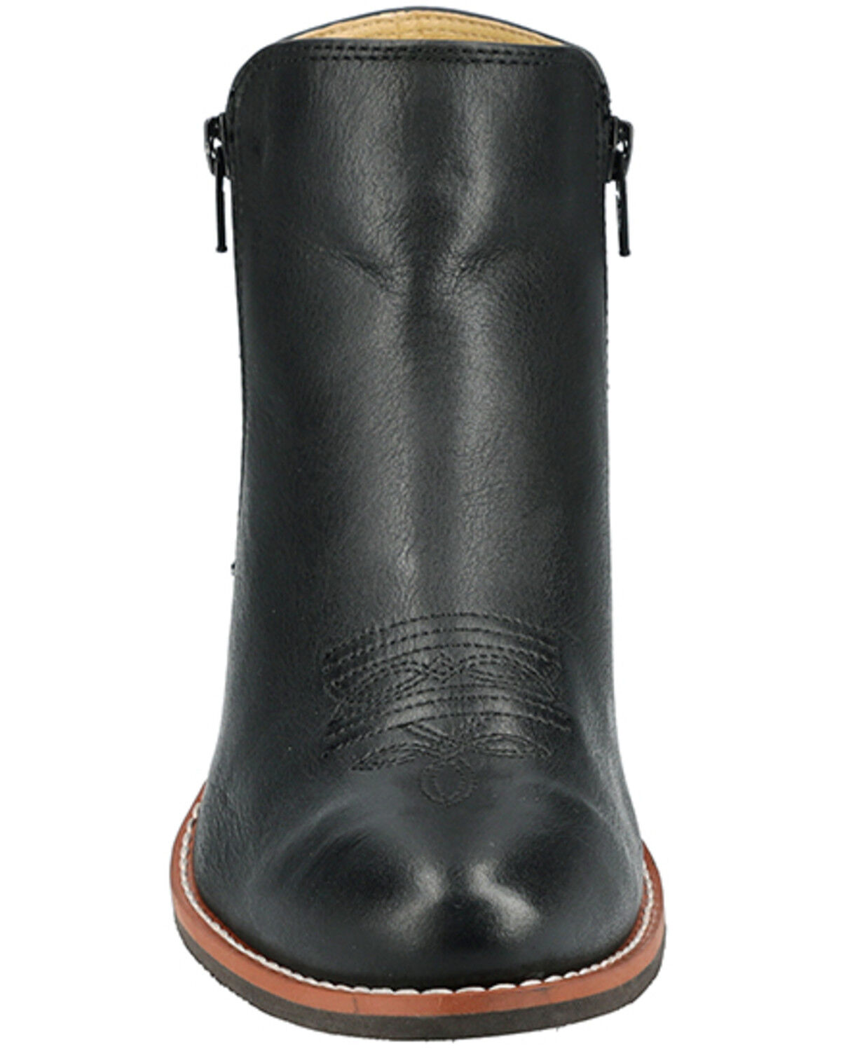 Image #4 - Smoky Mountain Women's Emily Western Booties - Round Toe, Black, hi-res