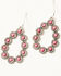 Image #4 - Shyanne Women's Teardrop Cactus Earring Set - 3 Piece, Pink, hi-res