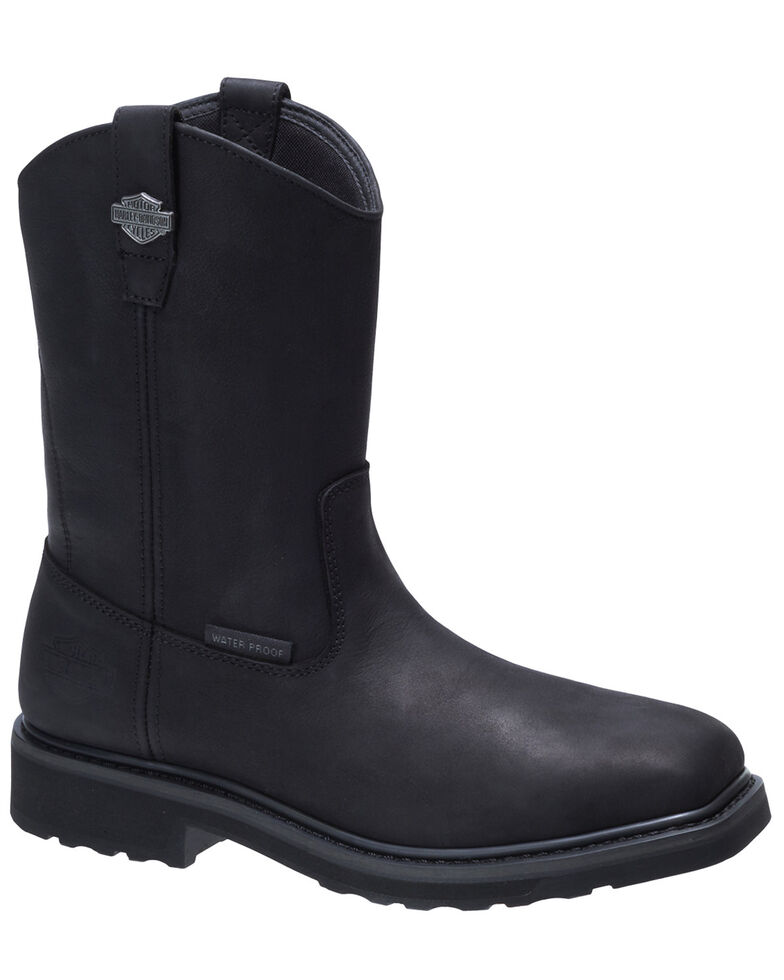 Harley Davidson Men's Altman Black Western Work Boots Composite Toe