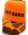 Image #4 - Boot Barn Camo Print Logo Ball Cap, Bright Orange, hi-res