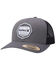 Image #1 - Hurley Men's Pacific Logo Patch Mesh Back Trucker Cap, Dark Grey, hi-res
