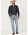 Image #1 - Ariat Men's M2 Flynn Cameron Light Wash Relaxed Bootcut Stretch Denim Jeans, Light Wash, hi-res
