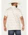 Image #4 - Rock & Roll Denim Men's Agave Print Short Sleeve Button-Down Polo Shirt, Natural, hi-res