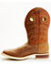 Double H Men's Thatcher Western Boots - Broad Square Toe , Brown, hi-res