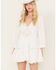 Image #1 - Free People Women's Hudson Mini Dress, White, hi-res