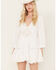 Free People Women's Hudson Mini Dress, White, hi-res
