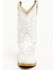 Image #4 - Shyanne Girls' Little Lasy Western Boots - Snip Toe, White, hi-res