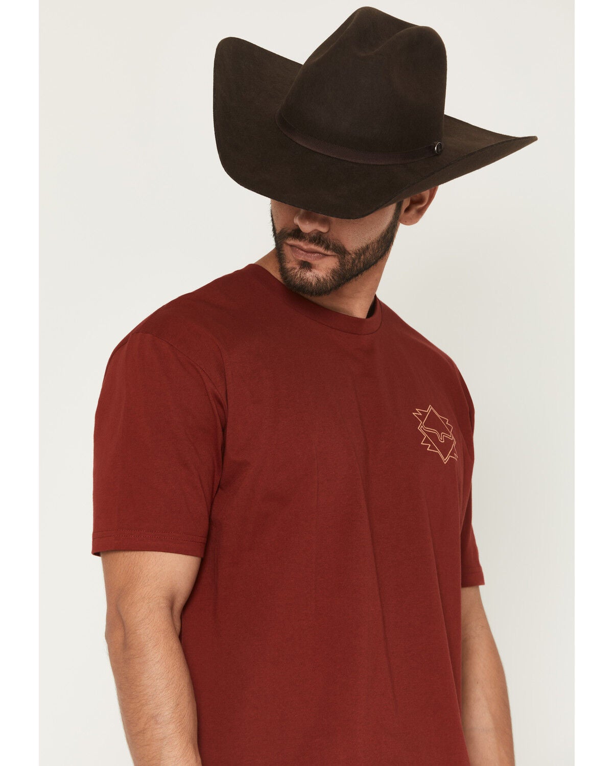 Image #3 - Kimes Ranch Men's North Star Short Sleeve Graphic T-Shirt, Burgundy, hi-res