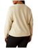Image #2 - Ariat Women's Essential Logo Crewneck Sweatshirt - Plus, Cream, hi-res