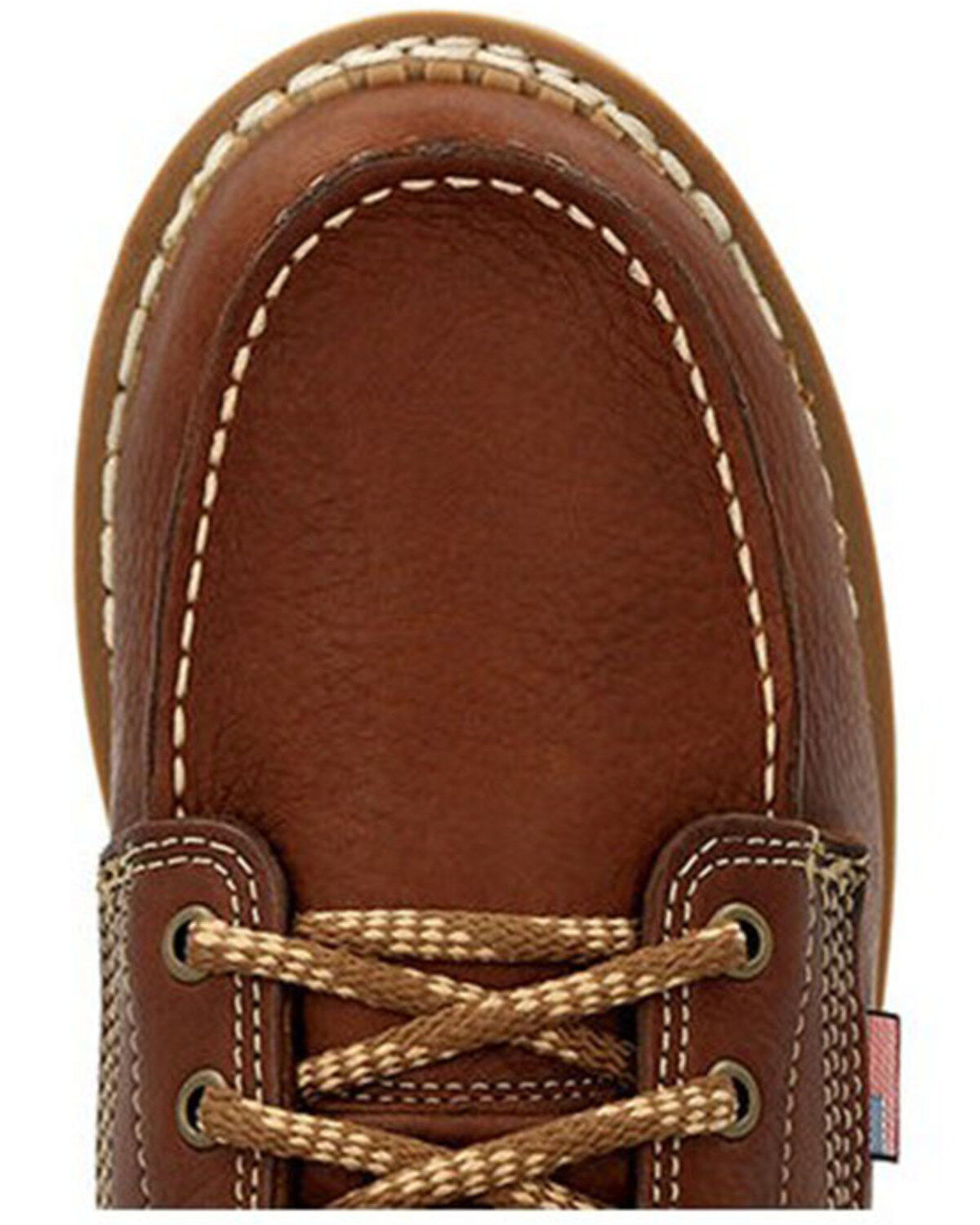 Image #6 - Georgia Boot Men's USA Wedge Work Boots - Soft Toe, Brown, hi-res