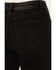 Image #4 - Flying Monkey Women's High Rise Cropped Ankle Stretch Flare Jeans, Black, hi-res