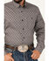 Image #3 - RANK 45® Men's Alton Southwestern Print Long Sleeve Button-Down Shirt, Black, hi-res