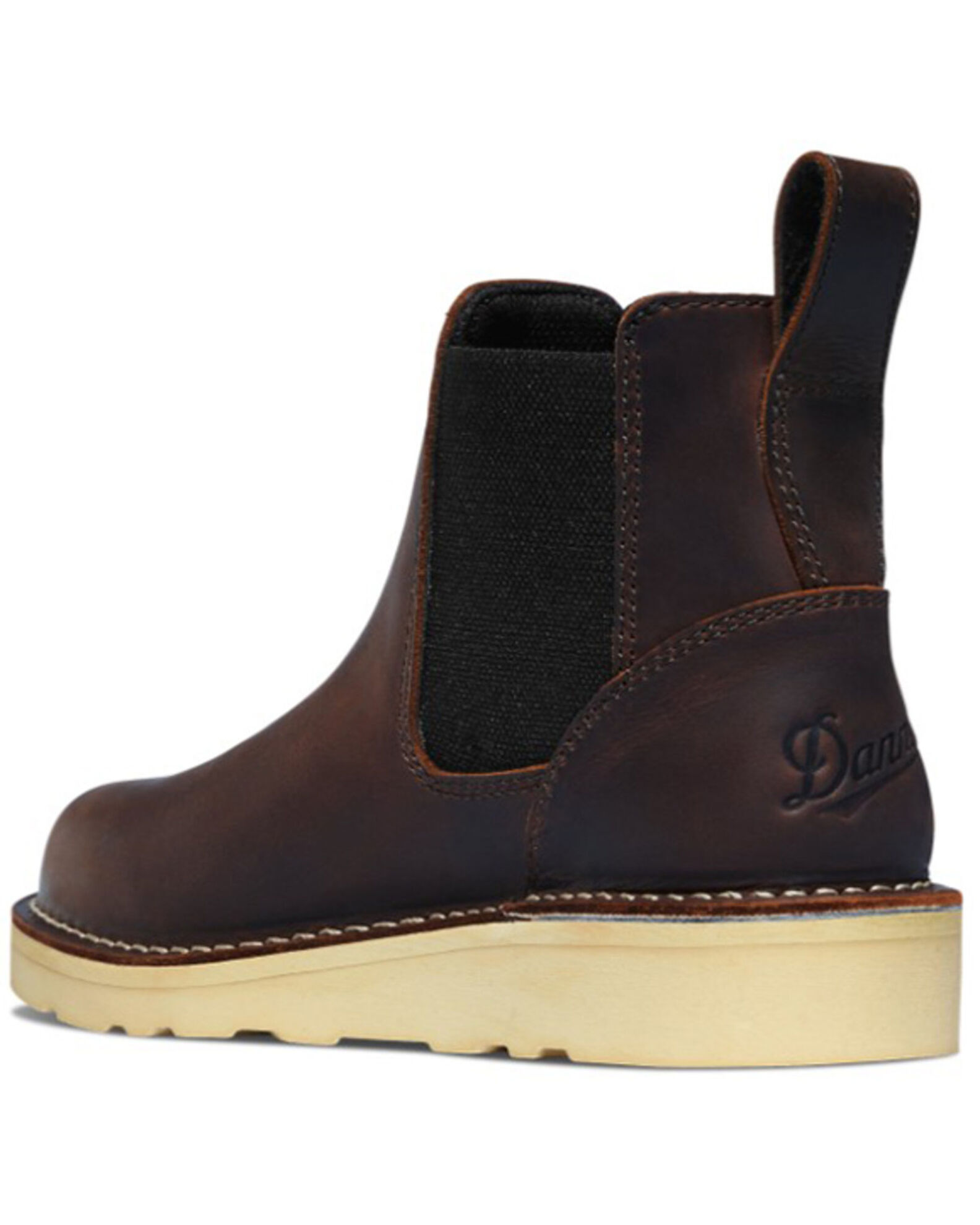 Image #3 - Danner Women's Bull Run Chelsea Work Boots - Soft Toe, Brown, hi-res