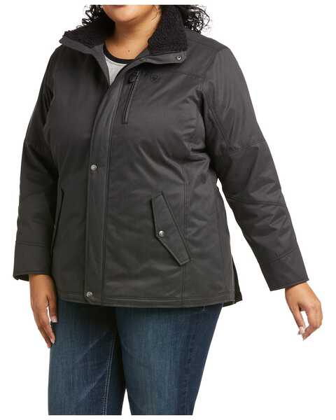 Image #1 - Ariat Women's Grizzly Insulated Phantom Jacket - Plus, Black, hi-res