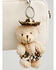 Image #1 - Shyanne Leopard Cowgirl Bear Bag Charm, Leopard, hi-res