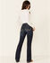 Image #1 - Wrangler Women's Willow Lovette Ultimate Riding Bootcut Jeans, Blue, hi-res