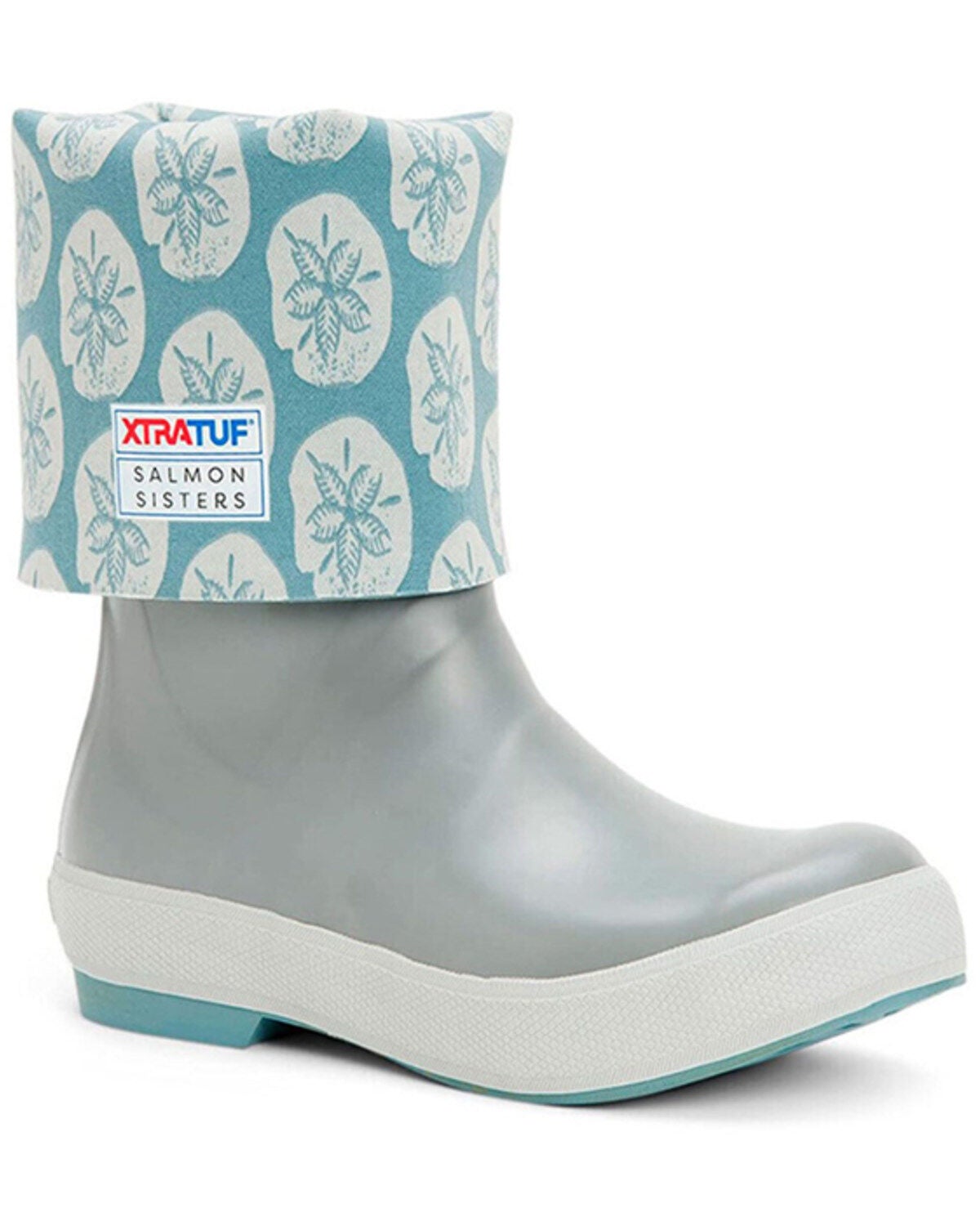 Xtratuf Women's Salmon Sisters 15" Legacy Waterproof Boots - Round Toe, Grey, hi-res