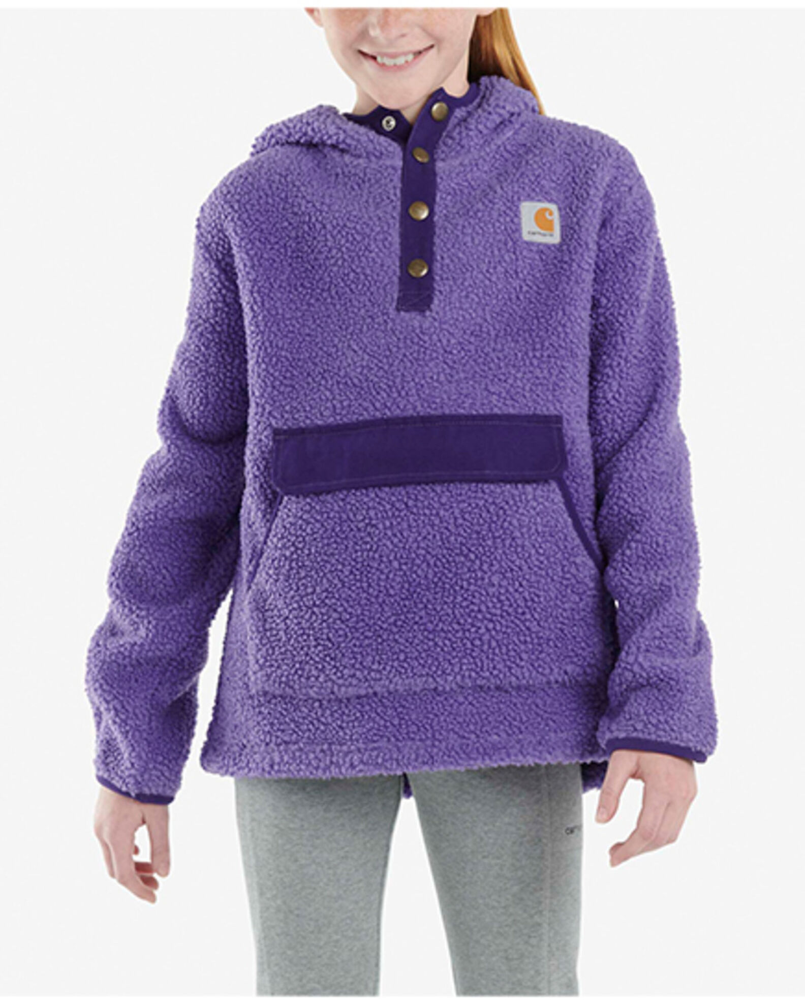 Teddy fleece hotsell half zip pullover