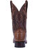 Image #4 - Dan Post Men's Kingsly Caiman Western Boots - Broad Square Toe, Chocolate, hi-res