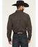 Image #4 - Cody James Black 1978™ Men's Cluny Tonal Striped Long Sleeve Button-Down Western Shirt, Charcoal, hi-res