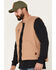 Brixton Men's Abraham Reversible Vest, Beige/khaki, hi-res