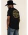 Cody James Men's Black Snake Buckle Graphic T-Shirt , Black, hi-res