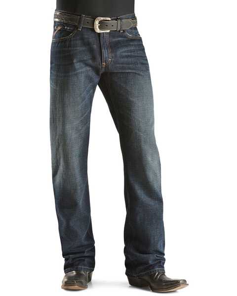 Ariat Men's M4 Roadhouse Boot Cut Jeans, Dark Stone, hi-res