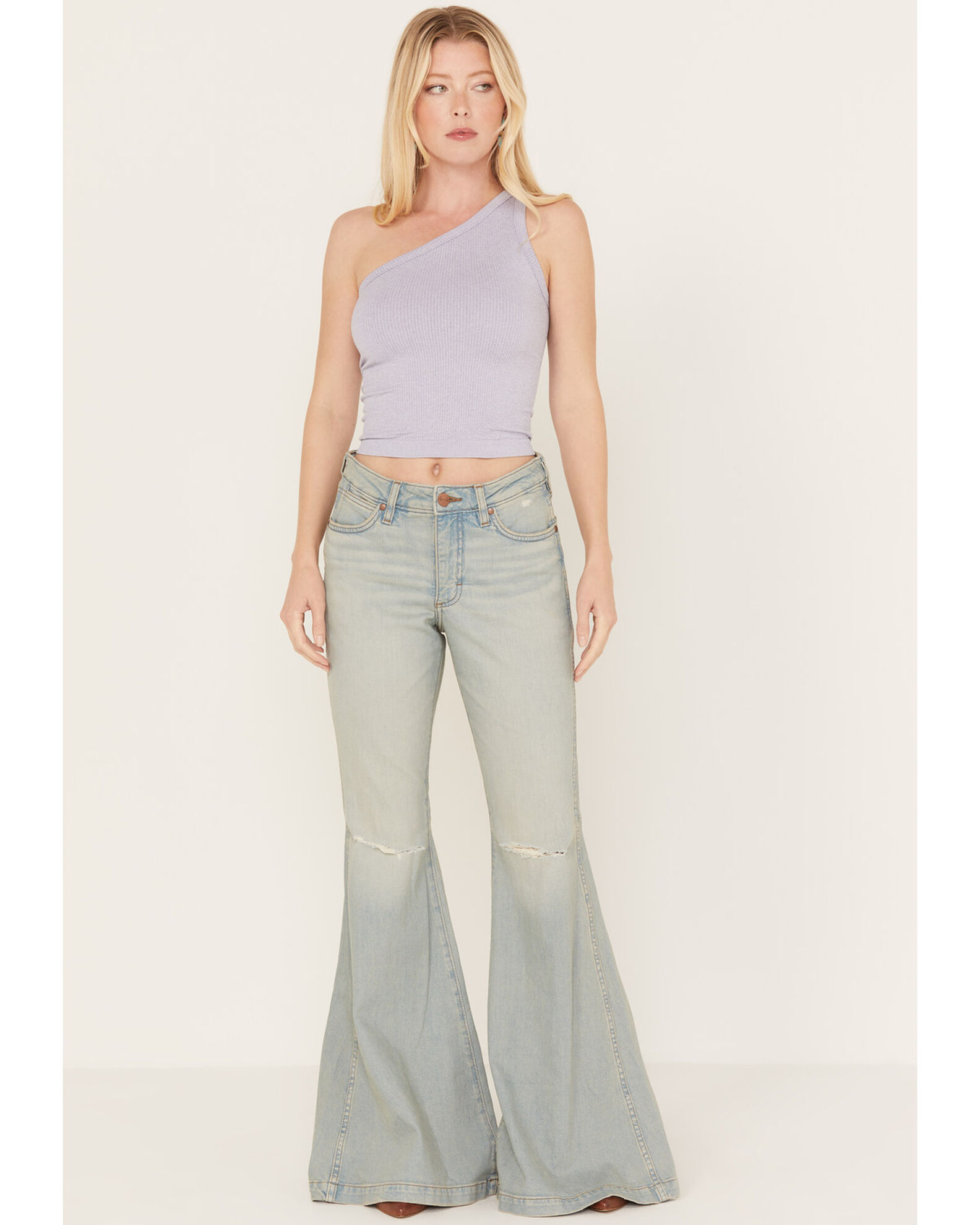 Wrangler retro discount crop flare jeans