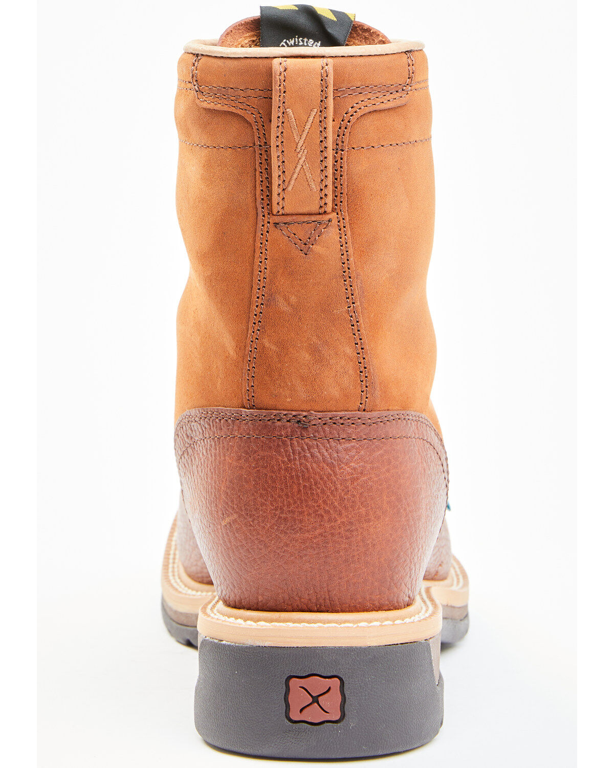 Image #9 - Twisted X Men's Lite Waterproof Work Shoes, Oiled Rust, hi-res