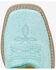 Image #5 - Smoky Mountain Girls' Painted Prairie Performance Western Boots - Broad Square Toe, Blue, hi-res