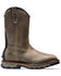 Image #2 - Timberland Men's True Grit Pull On Waterproof Work Boots - Square Toe , Brown, hi-res