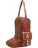 Image #1 - American West Zip-Around Antique Tan Leather Boot Bag, Antique Tan, hi-res
