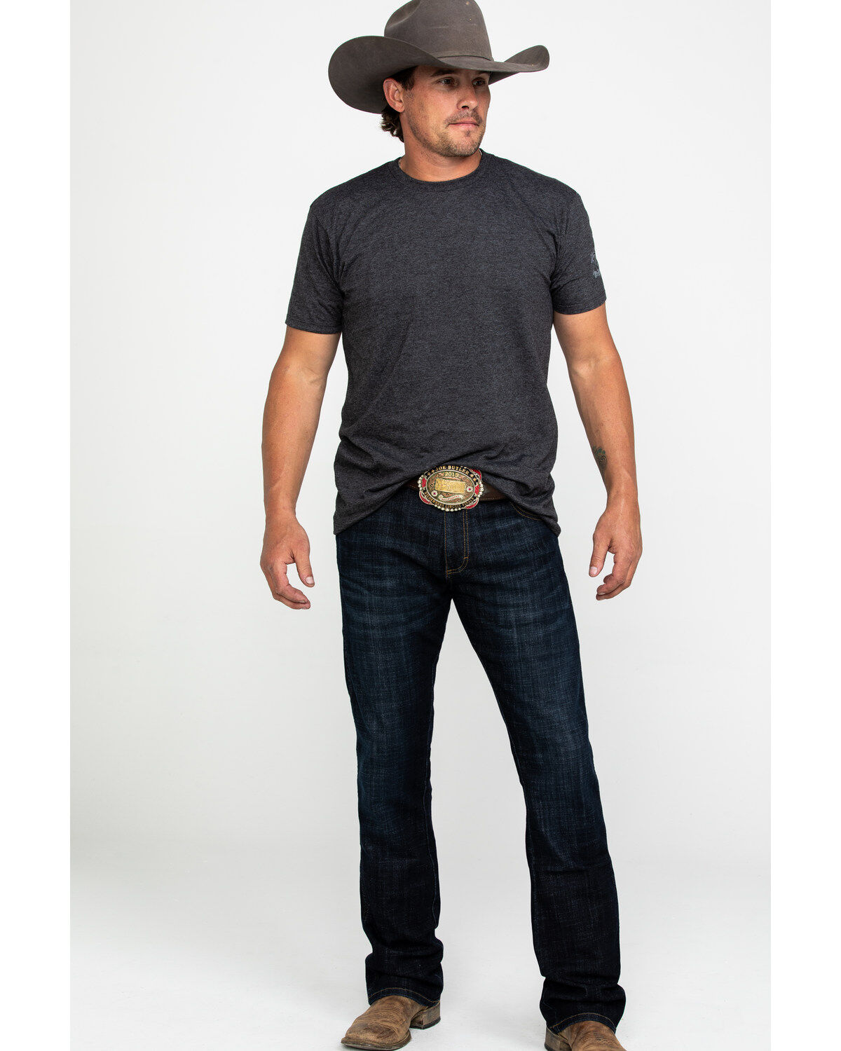 slim boot cut jeans men
