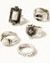 Image #1 - Idyllwind Women's Ashland Thunderbird Ring Set - 5 Piece, Silver, hi-res
