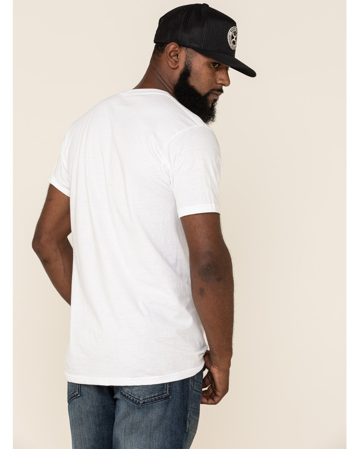 Image #5 - Levi's Men's White Trussard Logo Graphic T-Shirt, White, hi-res