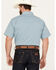 Image #4 - Wrangler Men's Wrinkle Resist Plaid Print Short Sleeve Pearl Snap Western Shirt, , hi-res