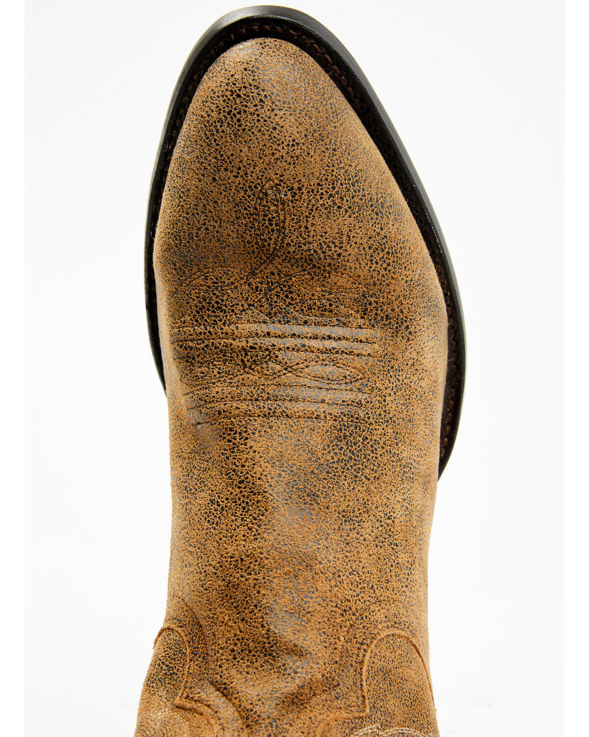Image #6 - Tony Lama Men's Outpost Desert Goat Leather Western Boots - Round Toe, Tan, hi-res