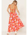 Free People Women's Wisteria Floral Print Maxi Dress, Orange, hi-res