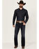 Image #1 - Cody James Men's Night Ranger Wash Wyatt Slim Bootcut Stretch Denim Jeans, Dark Wash, hi-res