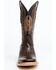 Image #4 - Tanner Mark Men's Shawnee Exotic Caiman Belly Western Boots - Broad Square Toe, Dark Brown, hi-res