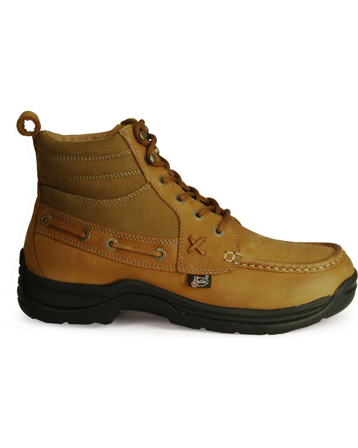 justin chukka boots steel toe