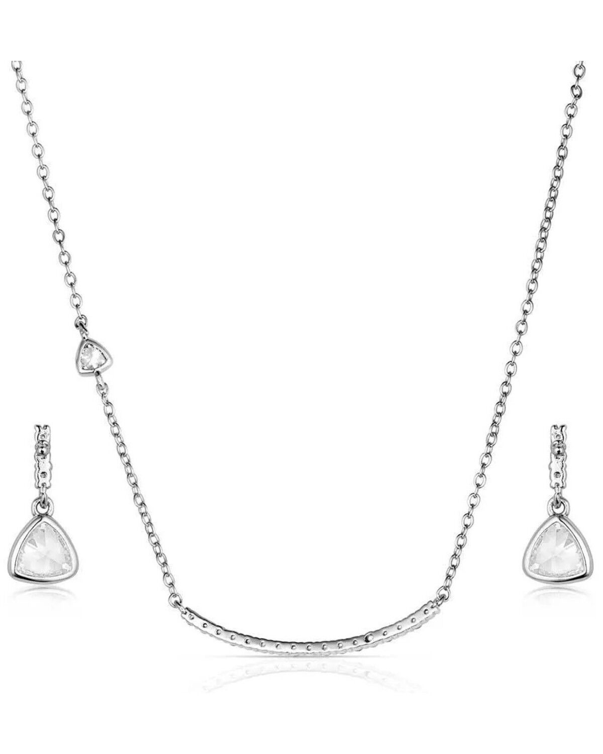 Image #2 - Montana Silversmiths Women's Stars Align Jewelry Set - 2 Piece, Silver, hi-res
