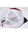 Kimes Ranch Men's American Flag Patch Mesh Back Trucker Cap, Burgundy, hi-res
