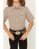 Image #3 - Gibson Trading Co Boys' Floyd Geo Print Short Sleeve Snap Western Shirt, Blue, hi-res