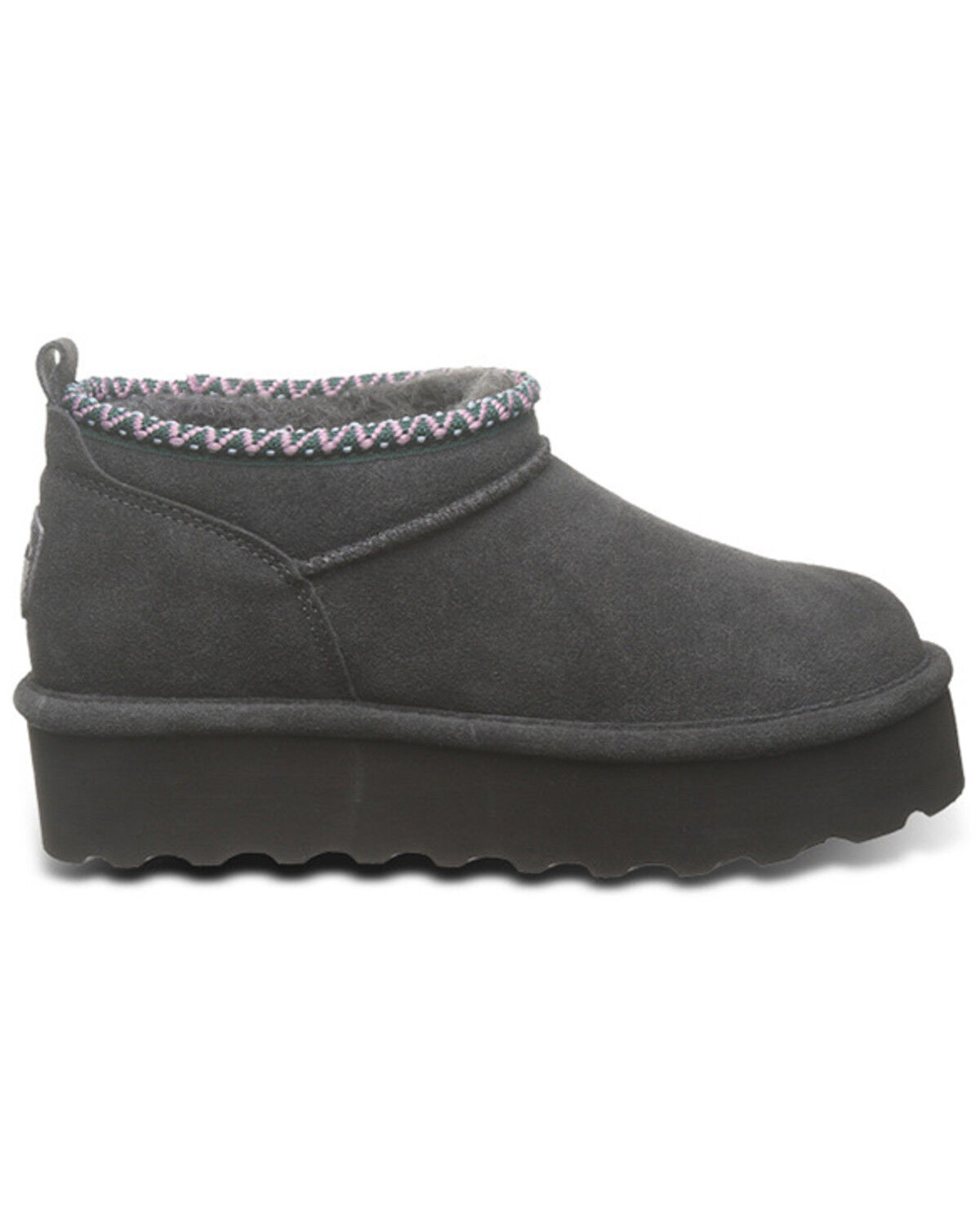 Image #2 - Bearpaw Women's Retro Super Shorty Deco Casual Boots, Grey, hi-res