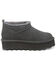 Image #2 - Bearpaw Women's Retro Super Shorty Deco Casual Boots, Grey, hi-res