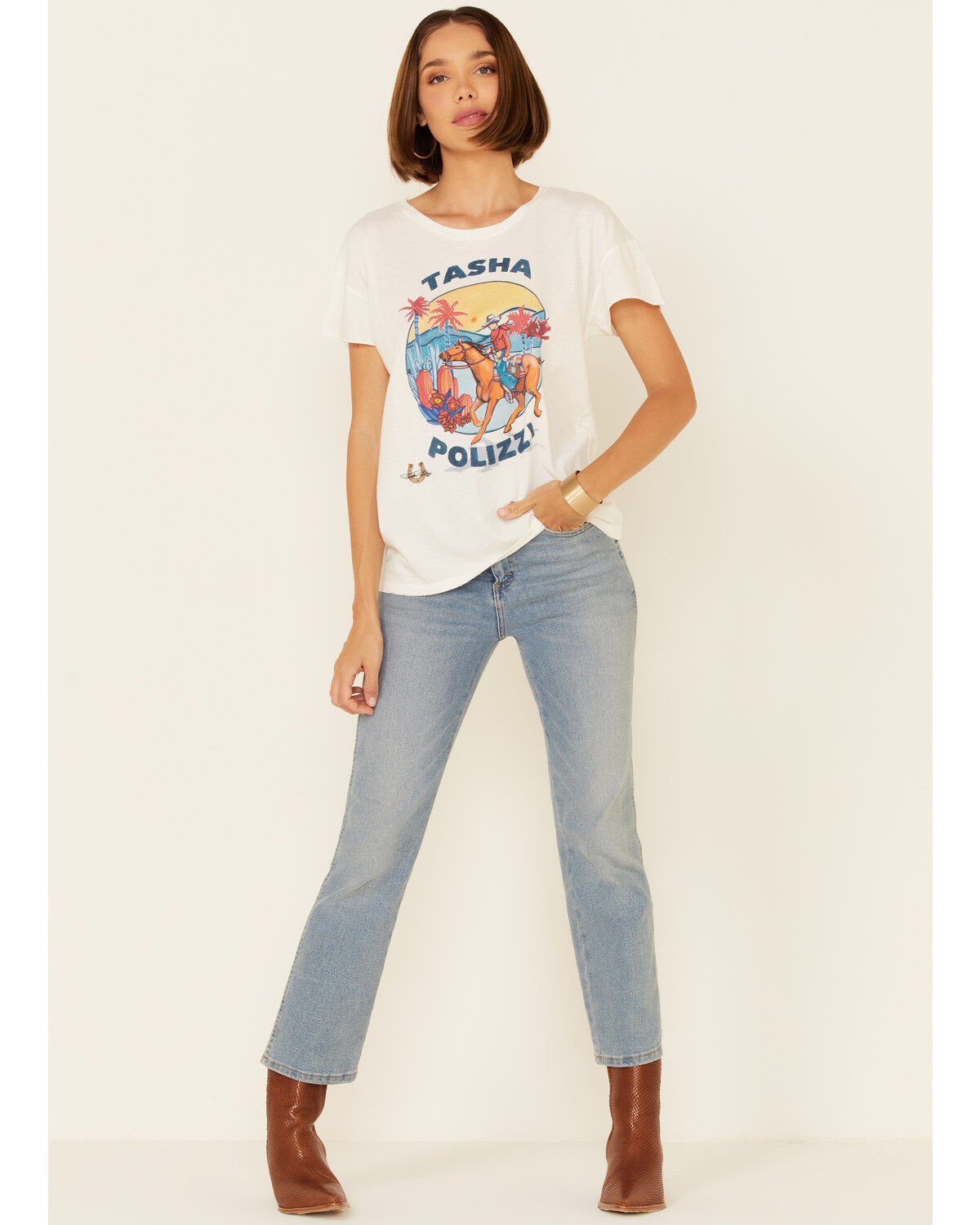 Image #2 - Tasha Polizzi Women's Traveler Tee, Ivory, hi-res