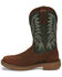 Justin Men's Rush Short Base Performance Western Boots - Broad Square Toe , Brown, hi-res