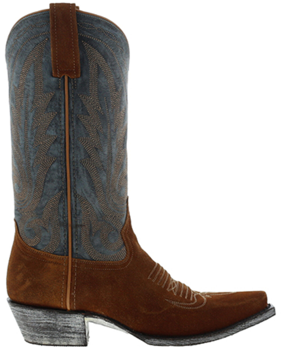 Image #2 - Liberty Black Women's Dalilah Suede Western Boots - Snip Toe, Tan, hi-res